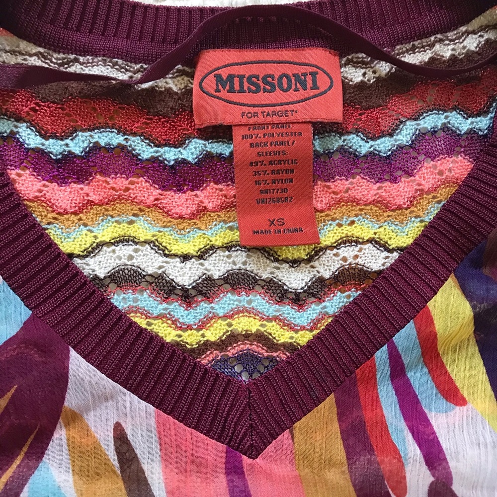 Missoni For Target Multicolored Top - Picture 5 of 6
